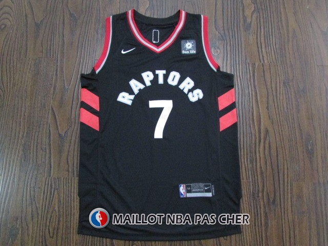 Maillot Authentique Toronto Raptors Lowry 2017-18 7 Noir